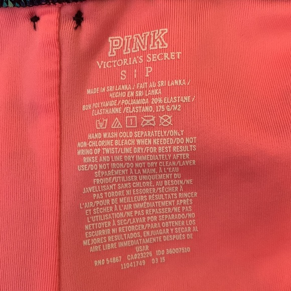 pink - multicolored scalloped cheeky bikini bottoms - Picture 5 of 5